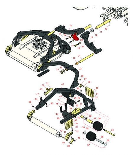 Toro Groundsmaster 4300-D Rear Lift Arm