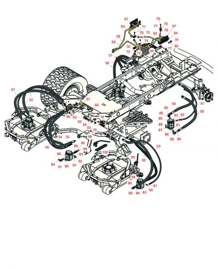 Groundsmaster 4300-D Rotary Deck Drive System