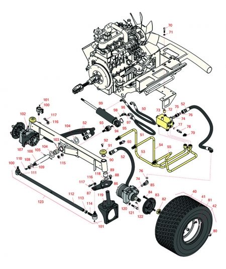 Groundsmaster 4300-D Rear Axle