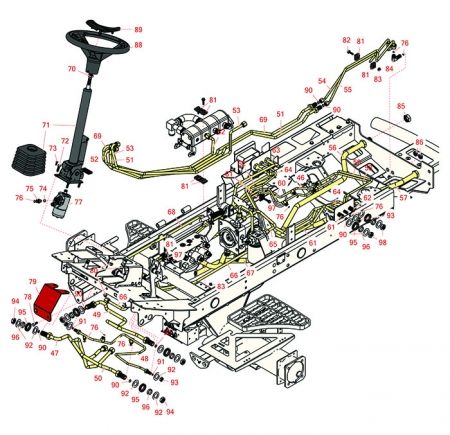 Groundsmaster 4300-D Steering Column 