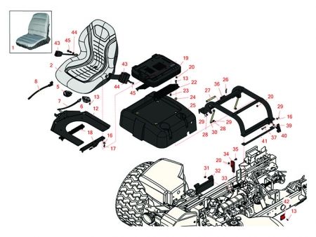 Groundsmaster 4300-D Seat 