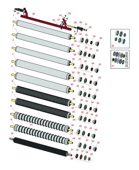 DPA Rollers - Models 04610, 04611 & 04616