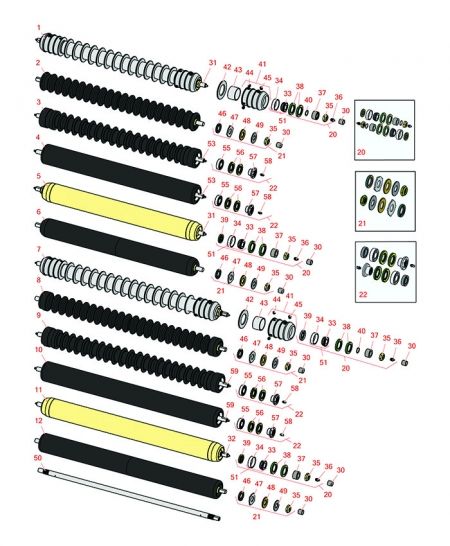 John Deere 2653 Rollers