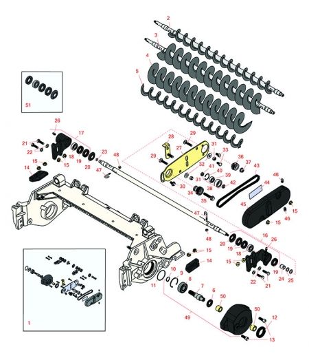 DPA Cutting Unit with 7" Reel - Models 03681, 03682, 03696 & 03697 Brush Units 03683,03688