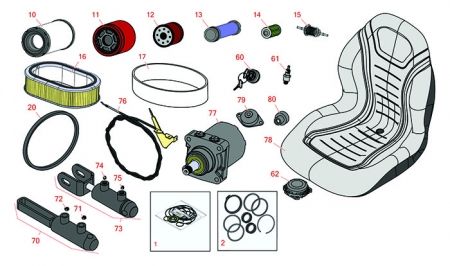 2500 Traction Unit Parts 