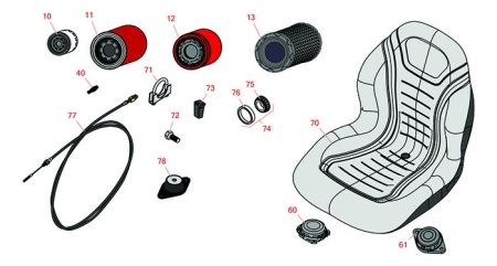 LF3407 TRACTION UNIT PARTS 