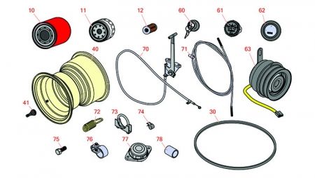 1672D Traction Unit Parts 