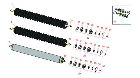 Cutting Unit - Model 03527 & 03528 Rollers 