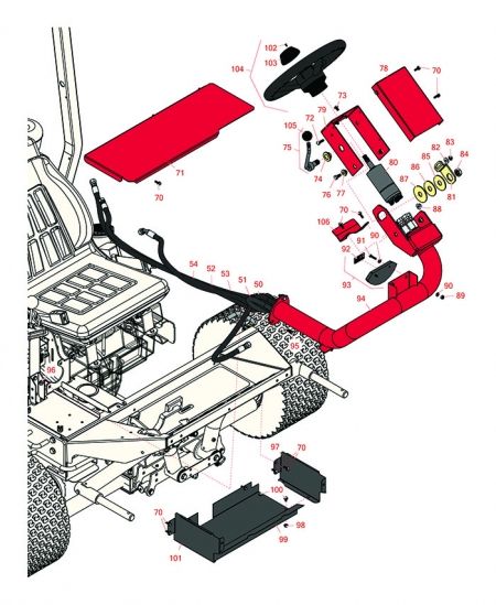  3100D Reelmaster Steering 