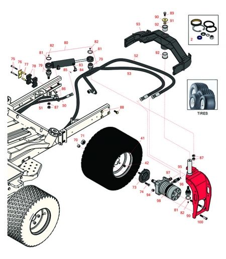  3100D Reelmaster Rear Wheel