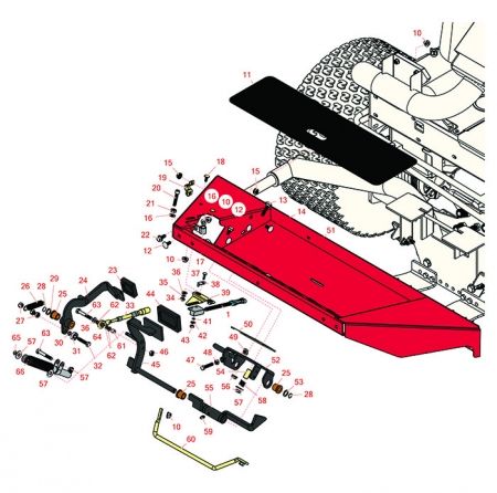  Front Platform & Traction Control-Groundsmaster 3500-D , 3500-G , 3505-D