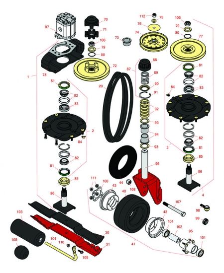 62in Mower Deck - Model 30645 Groundsmaster 3400