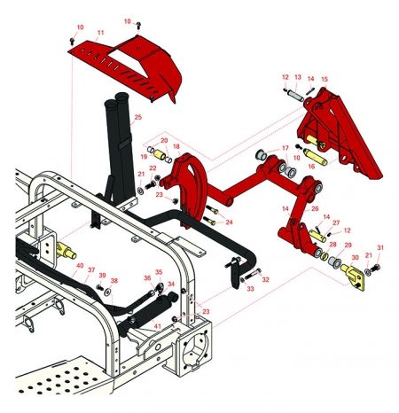 Toro Sand Pro 3040 Rear Hitch