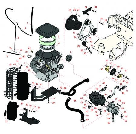 3150-Q Engine & Hydrostat