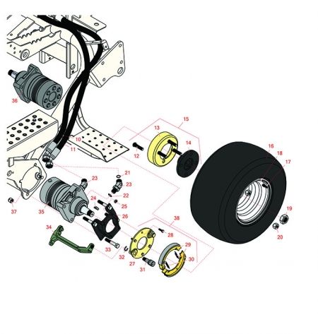 3150-Q Front Wheel & Brake