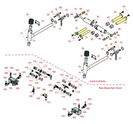 2 & 3 Lift Arm & Reel Motors