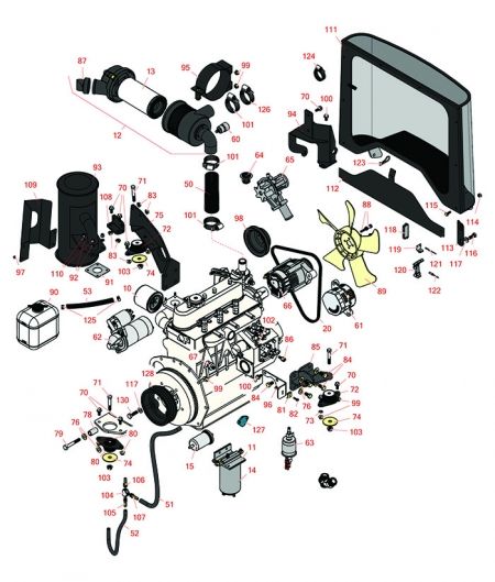 3550-D Model 03910 Engine 