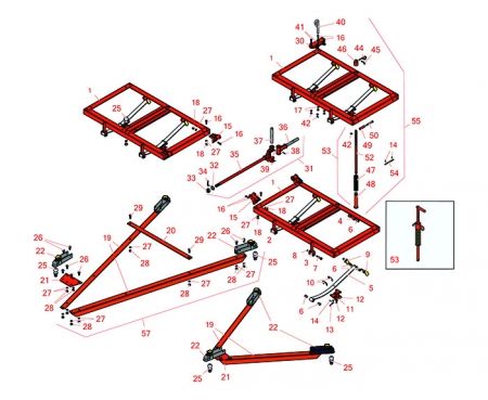 Blitzer Pull Frame Parts