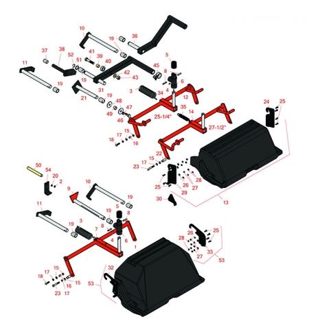 Greens King IV Grass Catcher & Lift Arm