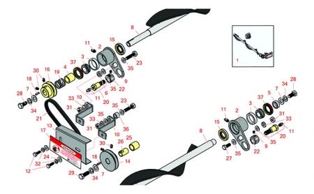 Greens King IV Rear Spiral Brush