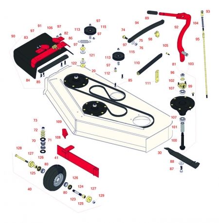  122cm Deck- Models 74504TE Grandstand Mower