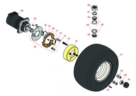 TriFlex 3400 Wheel & Brakes