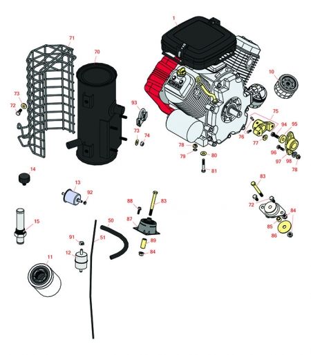 TriFlex 3300 Engine & Exhaust