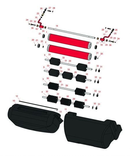 3050 -3100 Pull Frame, Roller & Basket