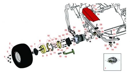 3050-3100 Front Wheel & Brake