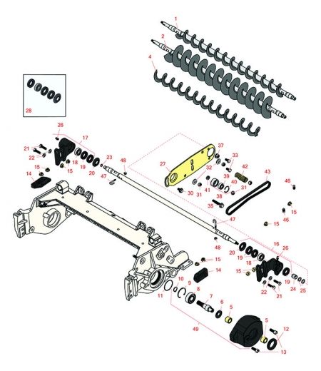 Reelmaster 5510-G Rear Roller Brush Model 03696 & 03697