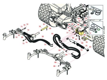 Front Lift Cylinder & Plumbing