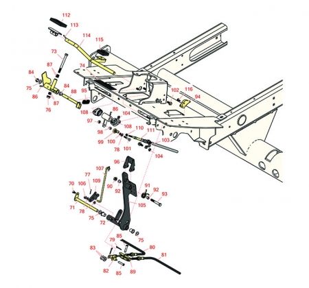 5410G Traction & Brake Pedal