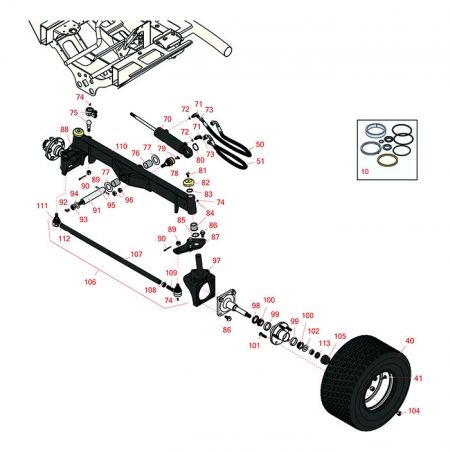 5010-H Rear Axle