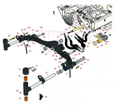 5010-H Rear Lift Arm