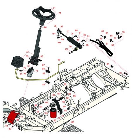 5010-H Steering Column