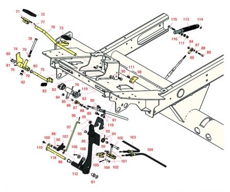 5010-H Traction & Brake Pedal