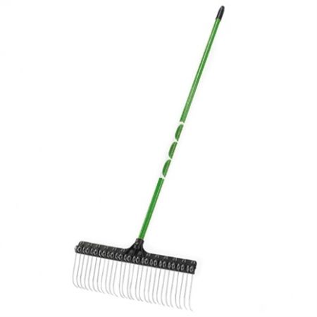 Groundskeeper  II Rake 21" Green