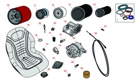 Replaces Jacobsen AR-5 Traction Unit