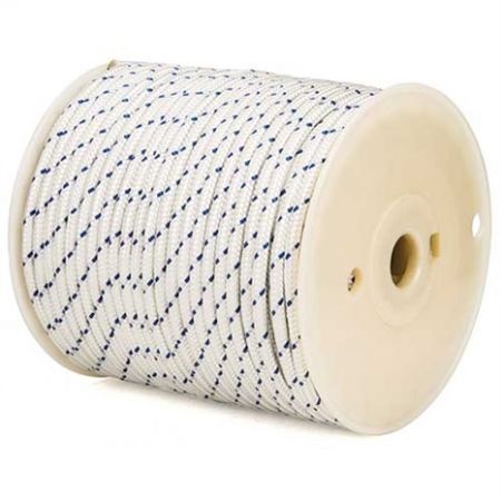 PREMIUM STARTER ROPE - #4.5 - 16/C - 9/64IN - WHITE/BLUE - 200FT