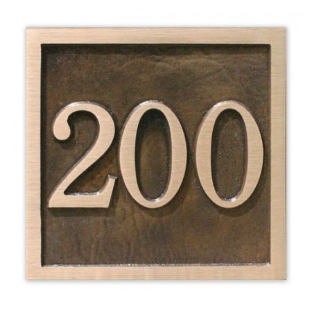 8" X 8" BRONZE SQUARE MARKER - SPECIAL