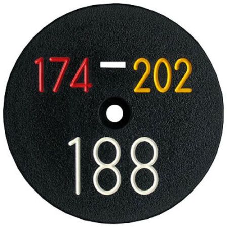 Toro 850 Sprinkler Head Yardage Marker (3 Set of Numbers)