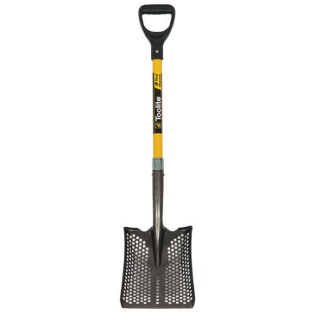 TOOLITE SQUARE POINT SIFTER SHOVEL - D-GRIP HANDLE