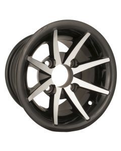 WHEEL - 12 x 7 ALUMINUM 4-4