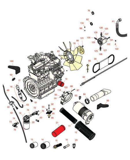 Engine Parts 4500D