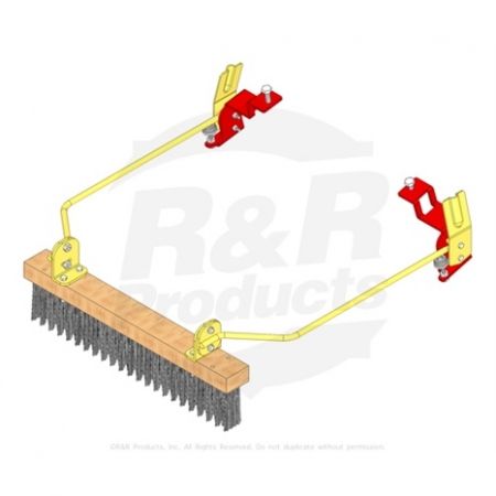 PUSH-BRUSH KIT 21"  Replaces 04119