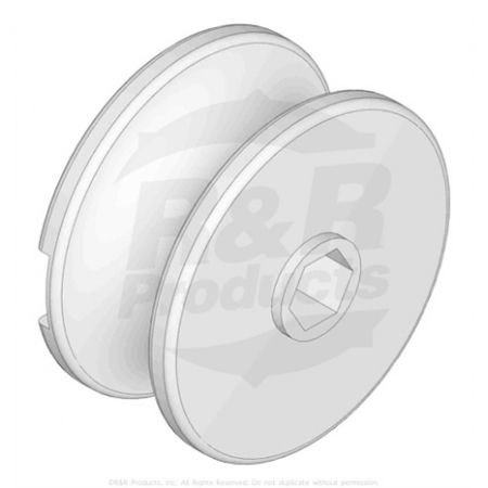 RUBBER-WHEEL-ASSY  Replaces 106-5353