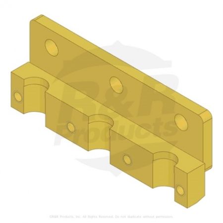 TINE- HOLDER - 3 TINE 7/8 MT. Replaces  108-2122-03