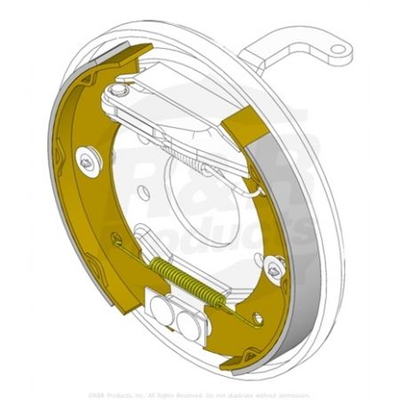 BRAKE-ASSY L/H  Replaces  110-8872