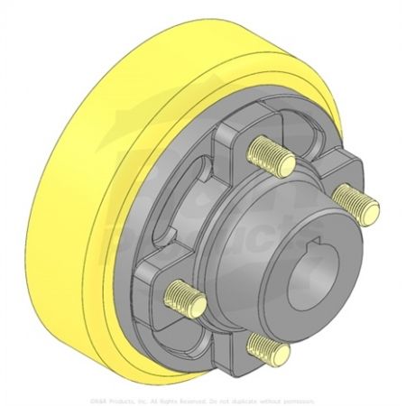 BRAKE-DRUM ASSY  Replaces 112-0229