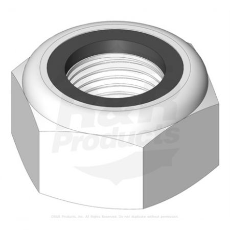 LOCKNUT - HEAVY THIN NYLON INSERT 5/8-18  Replaces  112-9119